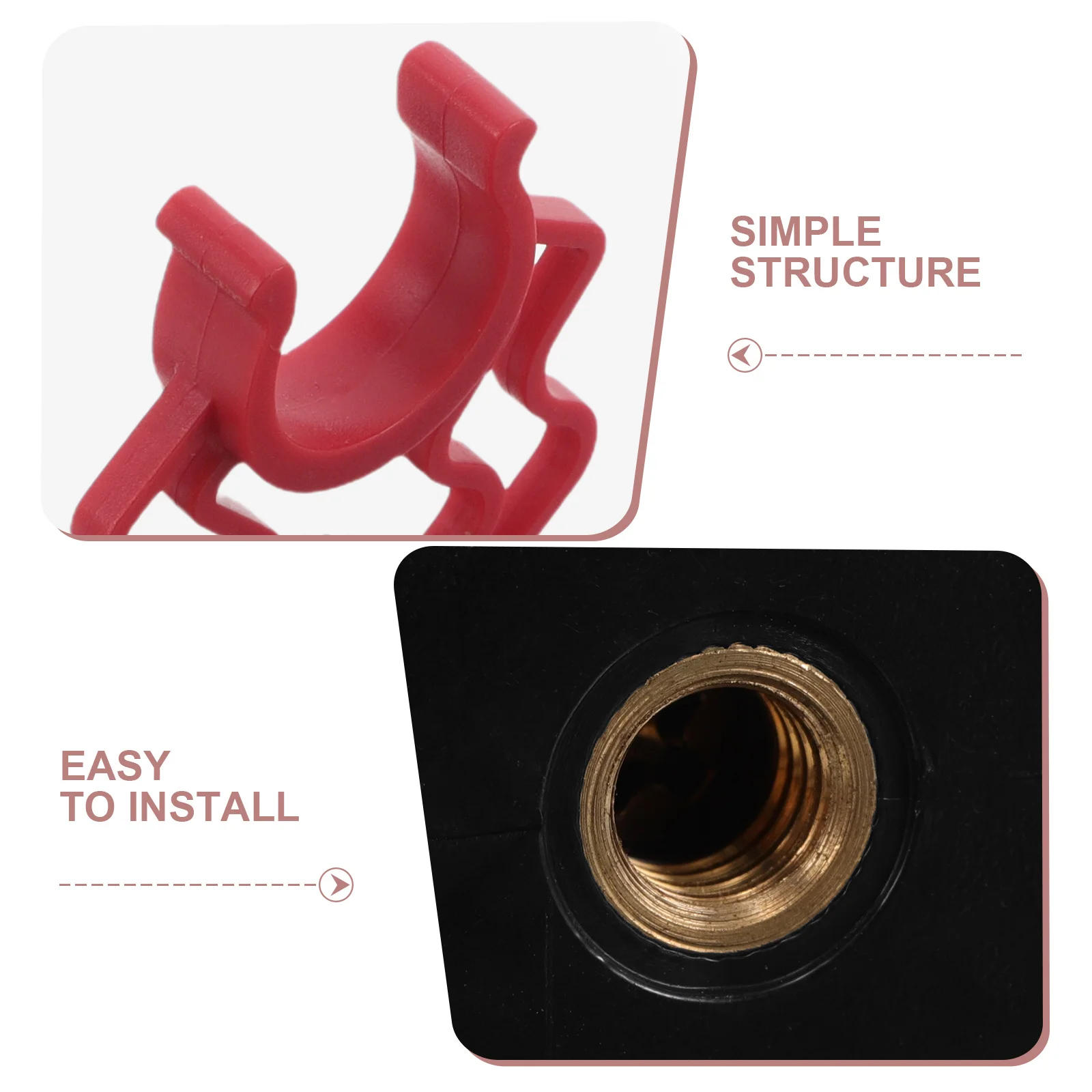 حامل ميكروفون 17-20 مم مشبك قابل للتعديل لـ - كاميرا Dslr مقابلة تسجيل فيديو خارجي دعم مستقر