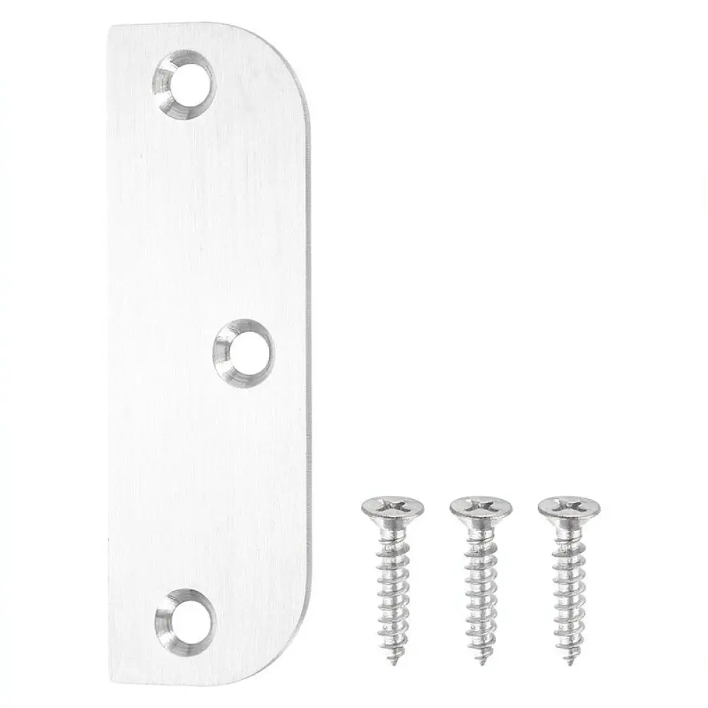 Hinge Repairing Plate Stainless Steel Door Hole Filler Hardware Set For Furniture Cabinet Fixation Accessory