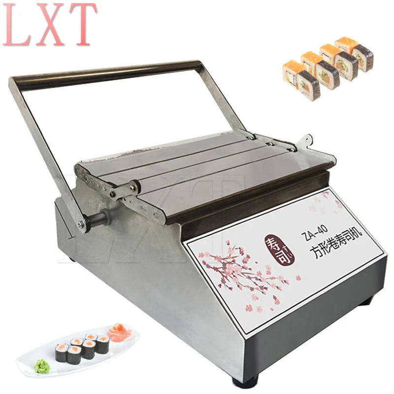 Sushi Roll Making Machine Tabletop Sushi Forming Roller Maker Commercial Manual Seaweed Rice Ball Machines