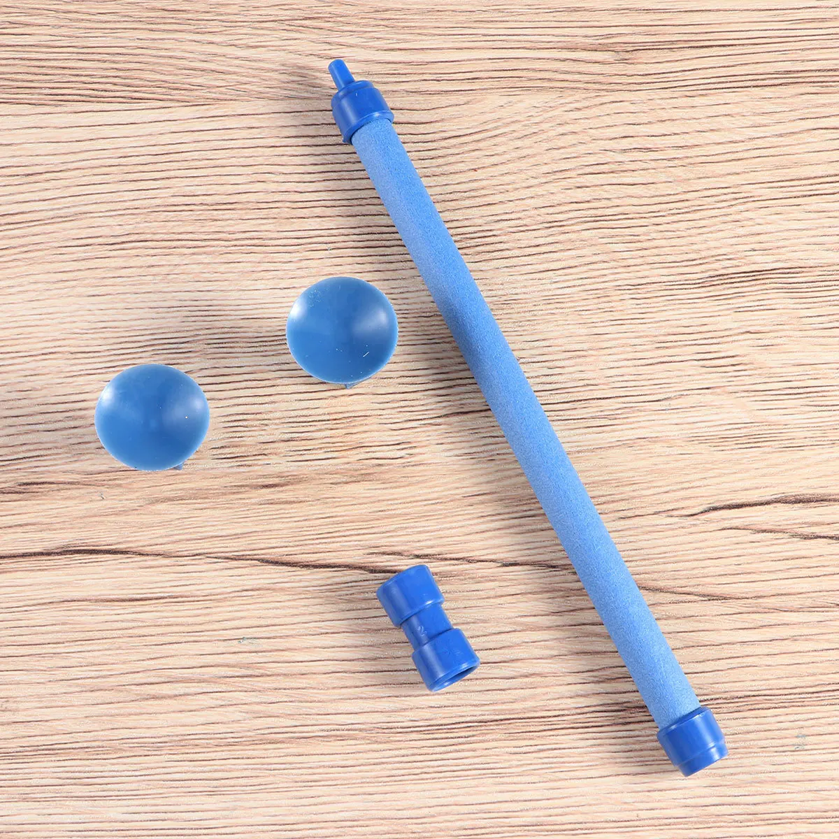 

7 Inch Air Stone for Fish Tank Aquarium Oxygenation Blue Aerator Tube with Suction Cups Fine Bubble Diffuser