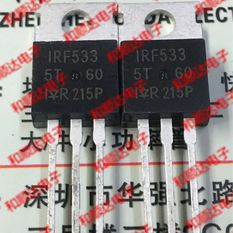 (5 pieces) IRF533 TO-220 60V 12A IRF9540 IRF9540PBF IRF1405Z IRF1405ZPBF IRF9630 IRF9630PBF IRF100B201 IRF1407 IRF1407PBF TO-220