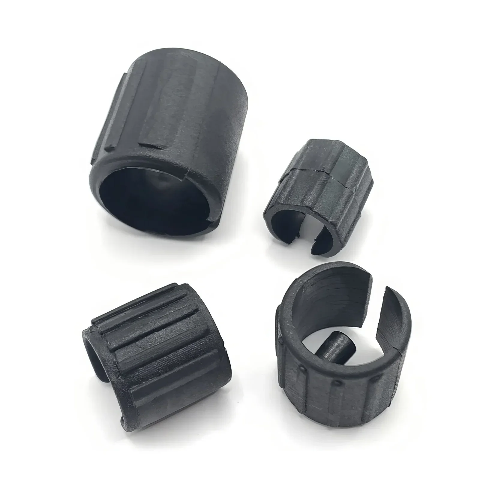 10pcs Chair Feet Tube Wrap Pads U-Type Non-slip 22/25/32mm Desk Leg Tip Pipe Clamps Black Plastic Raised Hangers Round Plug Pads image 2