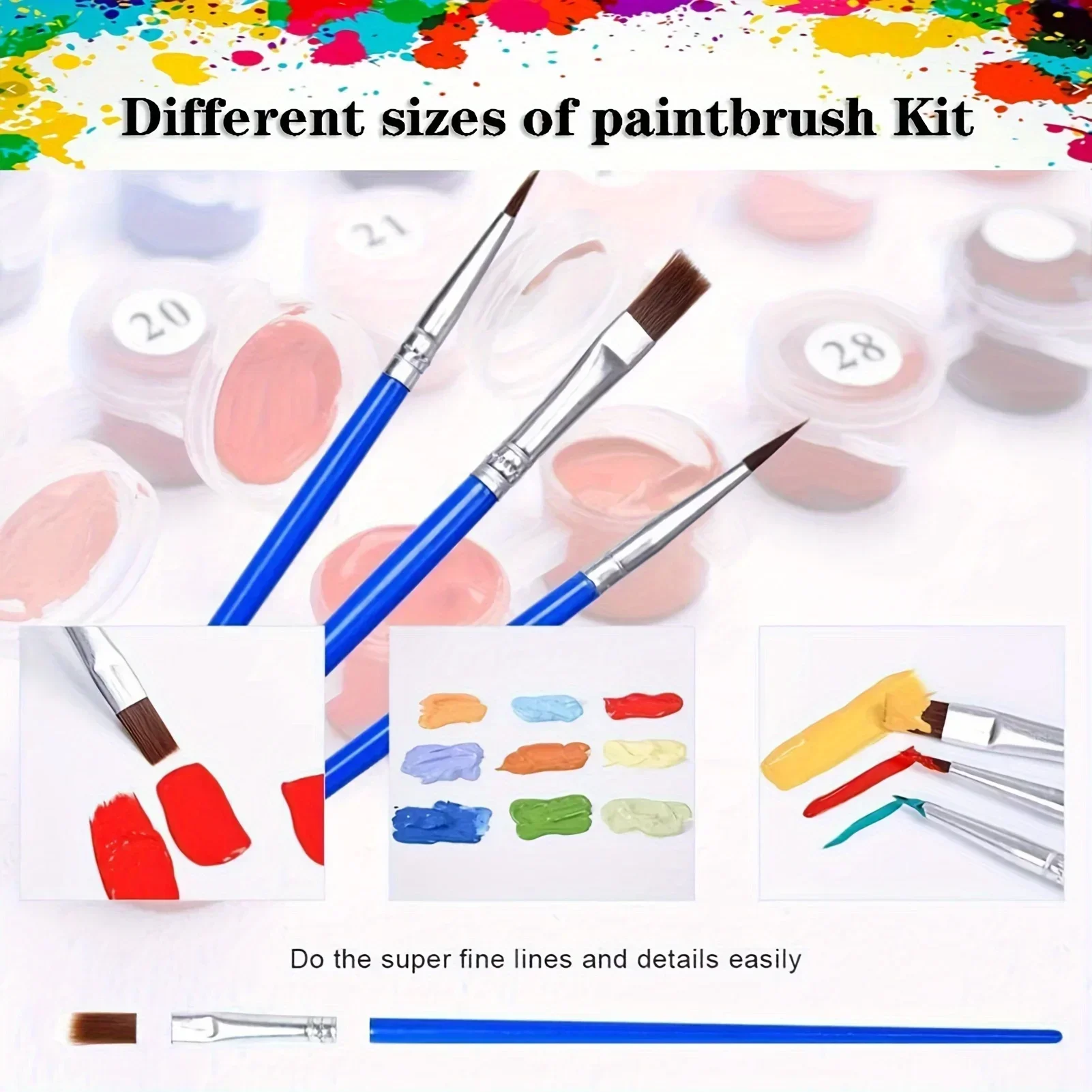 Kit di pittura fai da te con i numeri per adulti-piante verdi, pittura a olio digitale acrilica su tela decorazione della parete regalo senza cornice