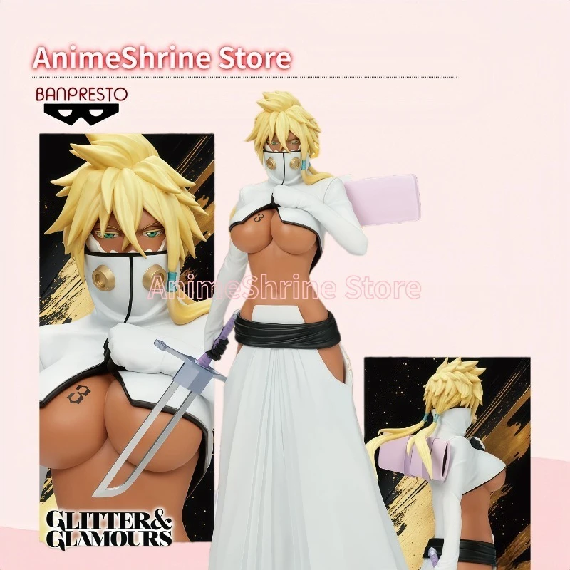 En stock Banpresto Glitter＆Glamours Bleach 22cm Tier Harribel Prize Figure Anime Model Toy Collection Hobby