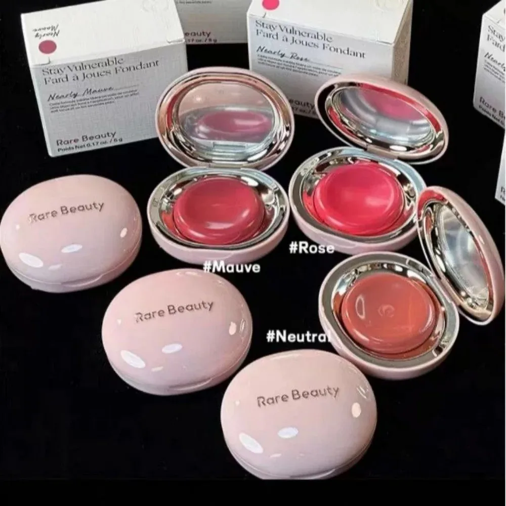 Rare Beauty Liquid Blush Shimmer Powder Blush Elastic Blush Easy-to-Blend Blush Lipstick Highlighter Long-Lasting Makeup Natura image 6