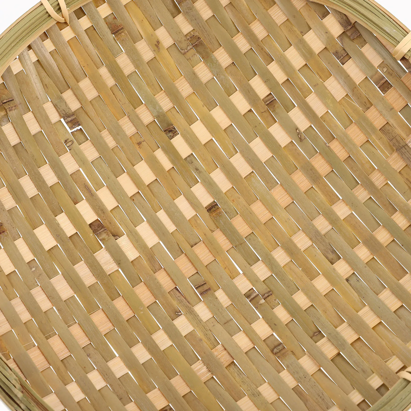 

Bamboo Storage Tray Food Holding Basket Woven Hamper Baskets Fruit for Kitchens Wicker