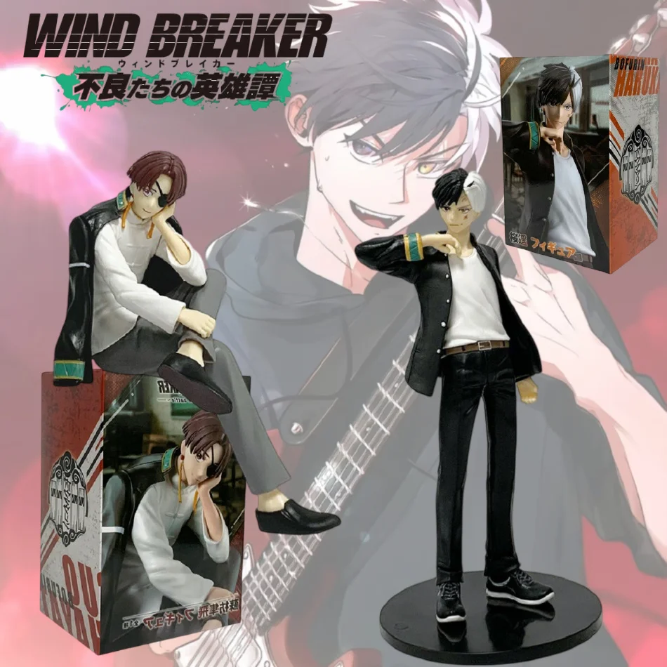 20cm Anime WIND BREAKER Cosplay Sakura Haruka Suo Hayato Figurka Akcji Model Pvc Ornament Kolekcja Lalka Zabawka Prezent na Boże Narodzenie