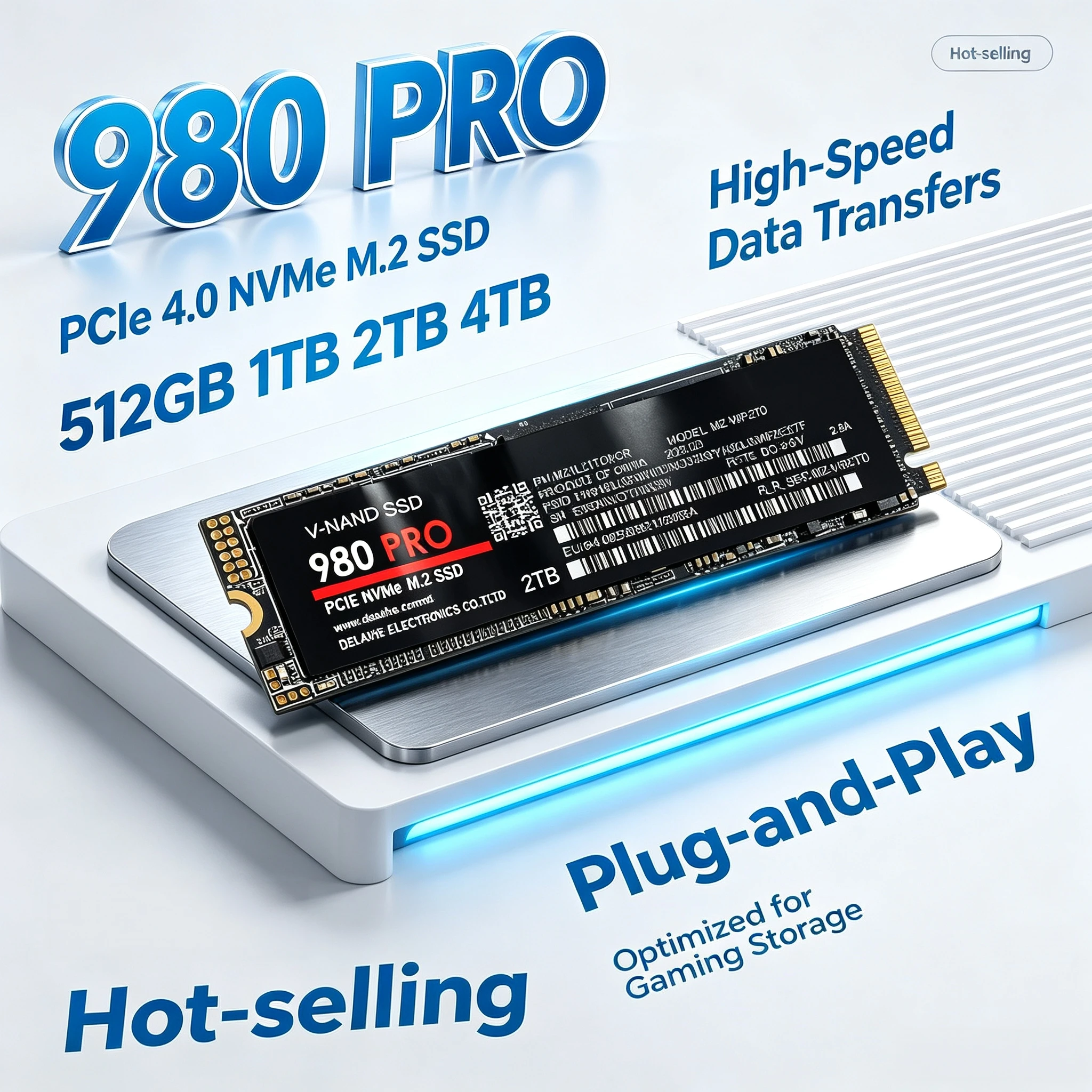 NVME NGFF SSD 500GB 1TB 2TB 2026 Hot Sale M.2 Internal Solid State Drive Hard Disk Hard Drive for Gaming Desktop Laptop Storage
