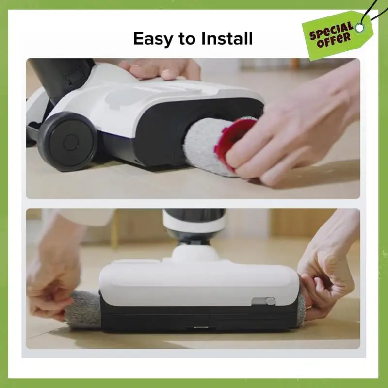 ABGP-الفرشاة الرئيسية للمكنسة الكهربائية Roborock Dyad Pro / Dyad Pro Combo / WD2H1A / A10 فائقة الرطبة والجافة