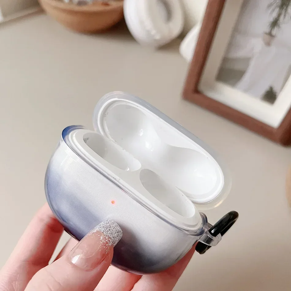 For Xiaomi Buds 3 Case Gradient Transparent Colorful Hearphone Bluetooth Silicone TPU Earphone Cover For xiaomi buds3 case