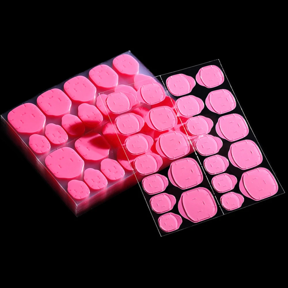 Nouvelle mode gelée colle Super collant 24 autocollants ruban adhésif imperméable faux ongles Gel détachable ongles bricolage conseils