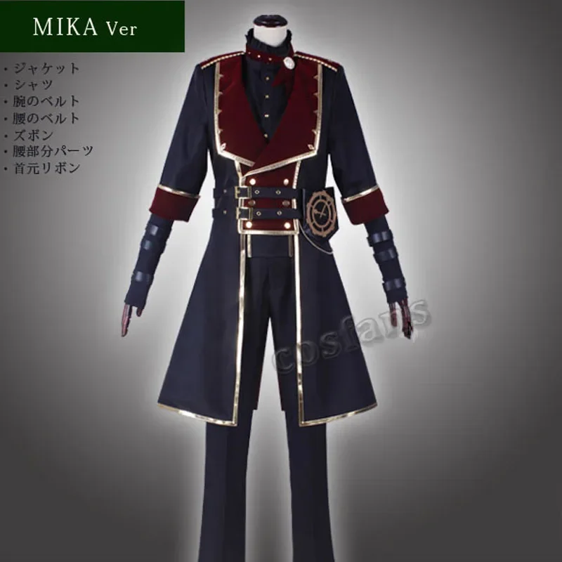 アニメアンサンブルスターズヴァルキリー仁兎なずな/樹シュウ/MIKA シアターファッションエレガントな制服コスプレ衣装ハロウィンロールプレイ