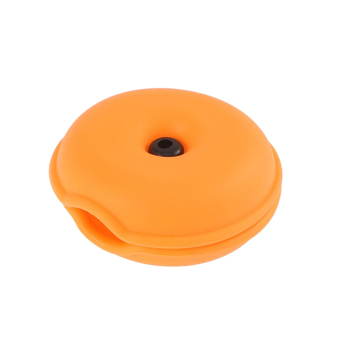 Yellow Round Cable Organizer Lightweight Compact Tpr Earphone Holder for Headphone Cord Wire Organizer Travel Use