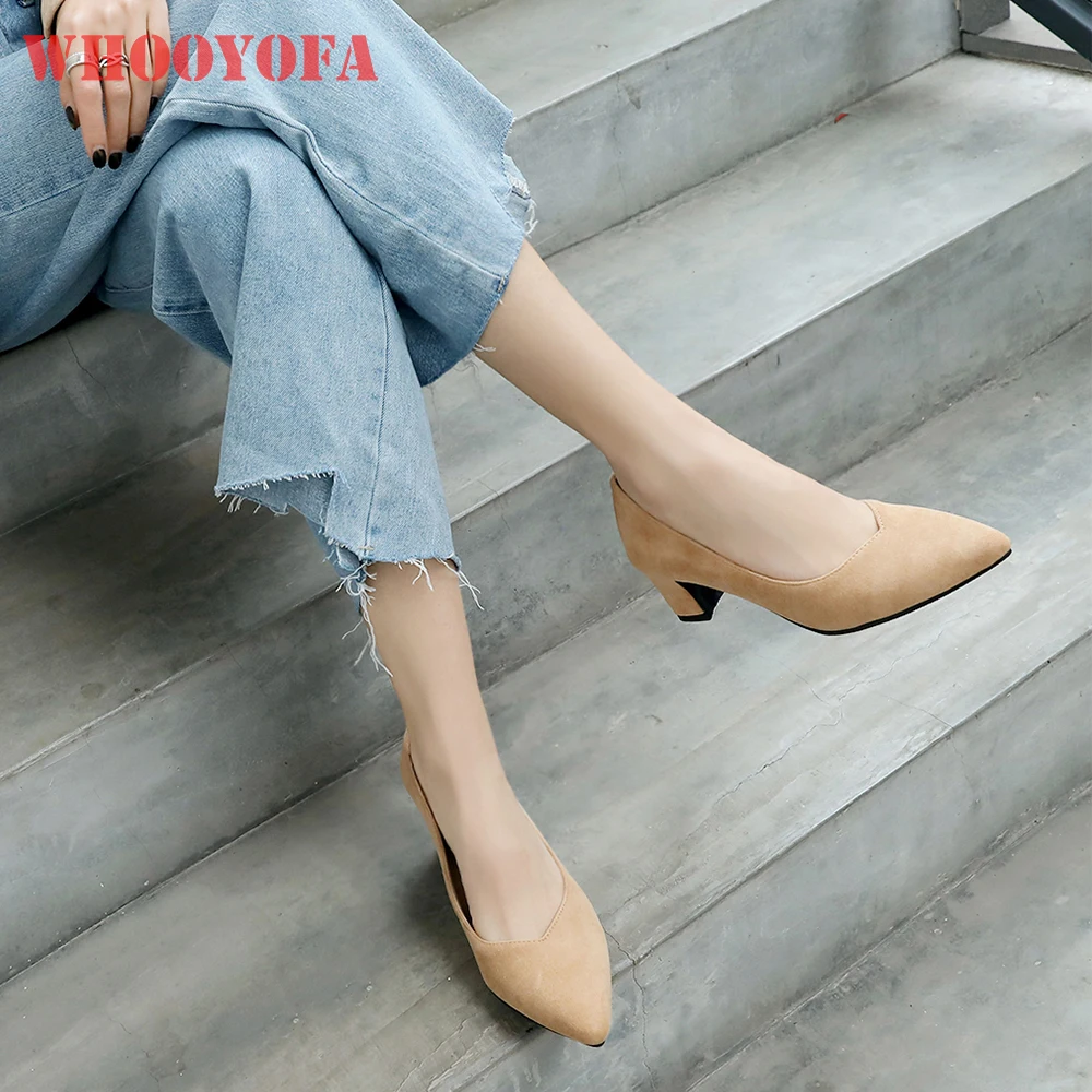 

Совершенно новые пикантные розовые, черные женские свадебные туфли-лодочки на среднем массивном каблуке, женские туфли телесного цвета, большие маленькие размеры 12, 30, 43 45, 48