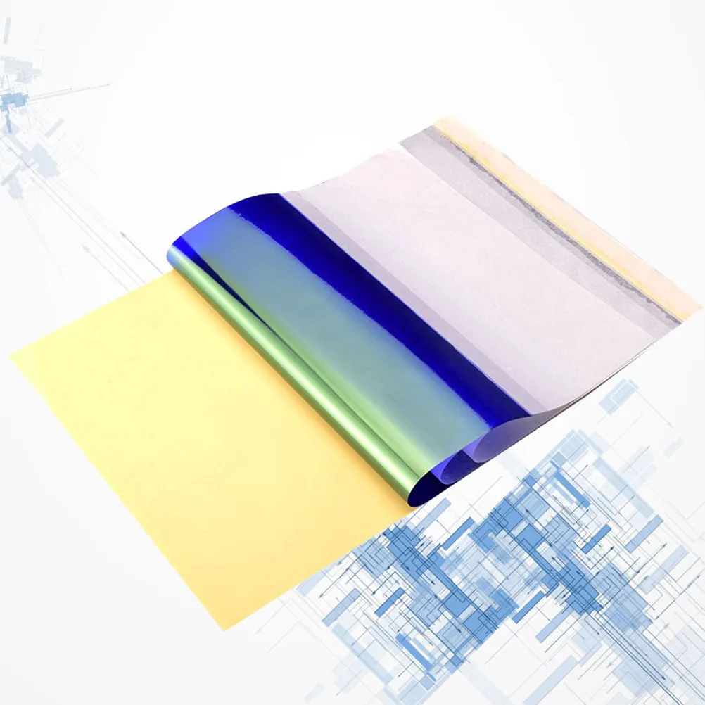 

10Pcs Professional Tattoo Tracing Paper Safe Multi Layer Design Transfer to Skin Suitable for Thermal Copier Freehand Use