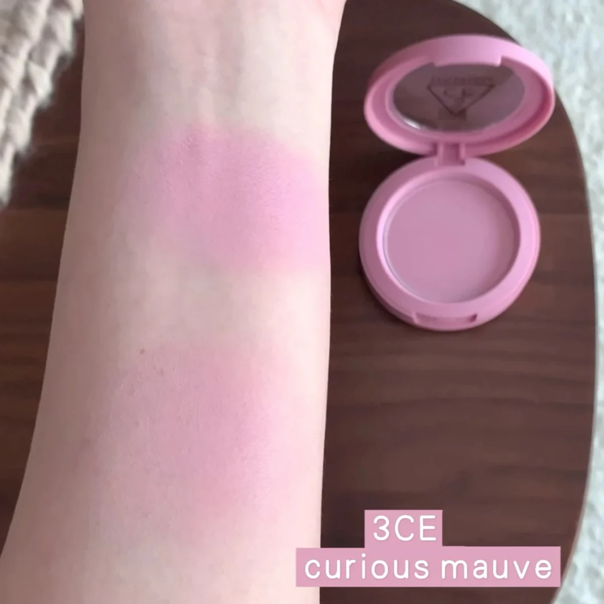 3CE Face Blush,Curious Mauve & Unusual Day,Silky Powder & Soft Texture,Subtle Glow & Natural Flush,Korean Cosmetic,Korean Makeup
