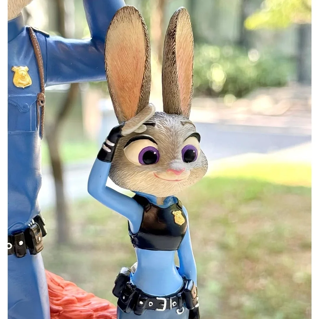 Disney Zootopia Handsome Uniform Police Uniform Judy And Nick Desktop Ornament Birthday Gift Collection Handmade Toy Doll