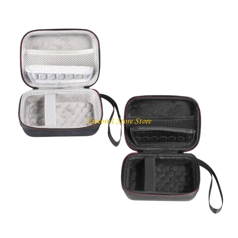 A3PC for RG35XX Handheld Game Console Scratchproof Carrying Case Shockproof Storage Bag Hard Case with Mesh Pocket