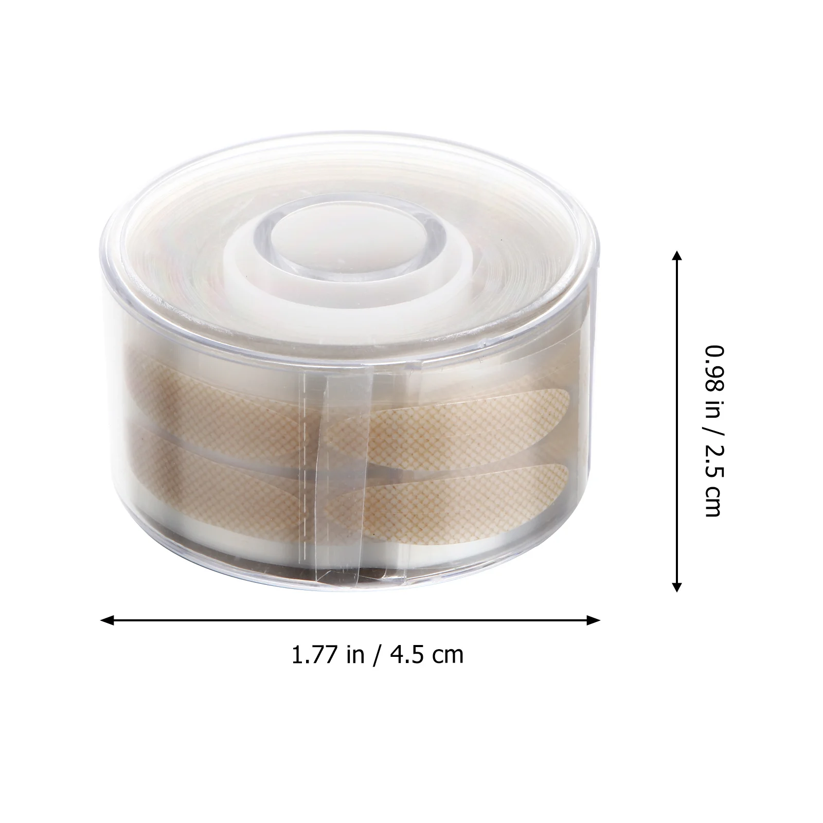 600 pçs fita de pálpebra adesivos duplos cor da pele invisível design de malha de fibra luz fina maquiagem natural para olhos com capuz