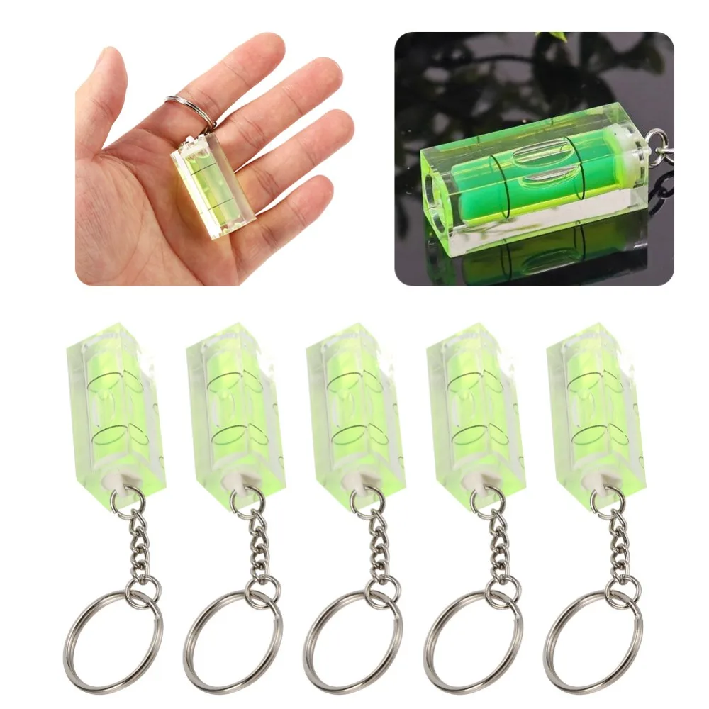 Picture 6: 5 Pcs Durable Mini Spirit Level Pocket-Sized Precision Tool Liquid Level Indicator Green Bubble Level Construction