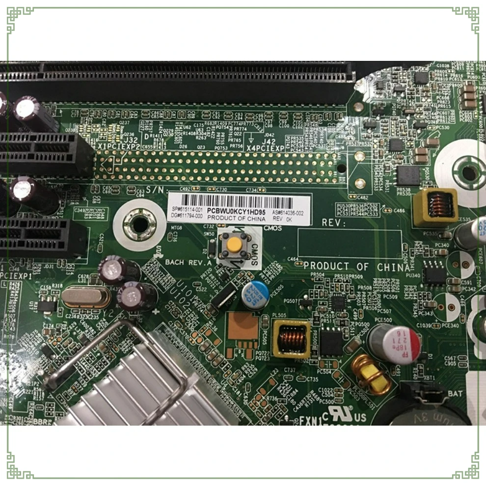For HP COMPAQ 6280 PRO Q65 main board 615114-001 614036-002(store code 0377)