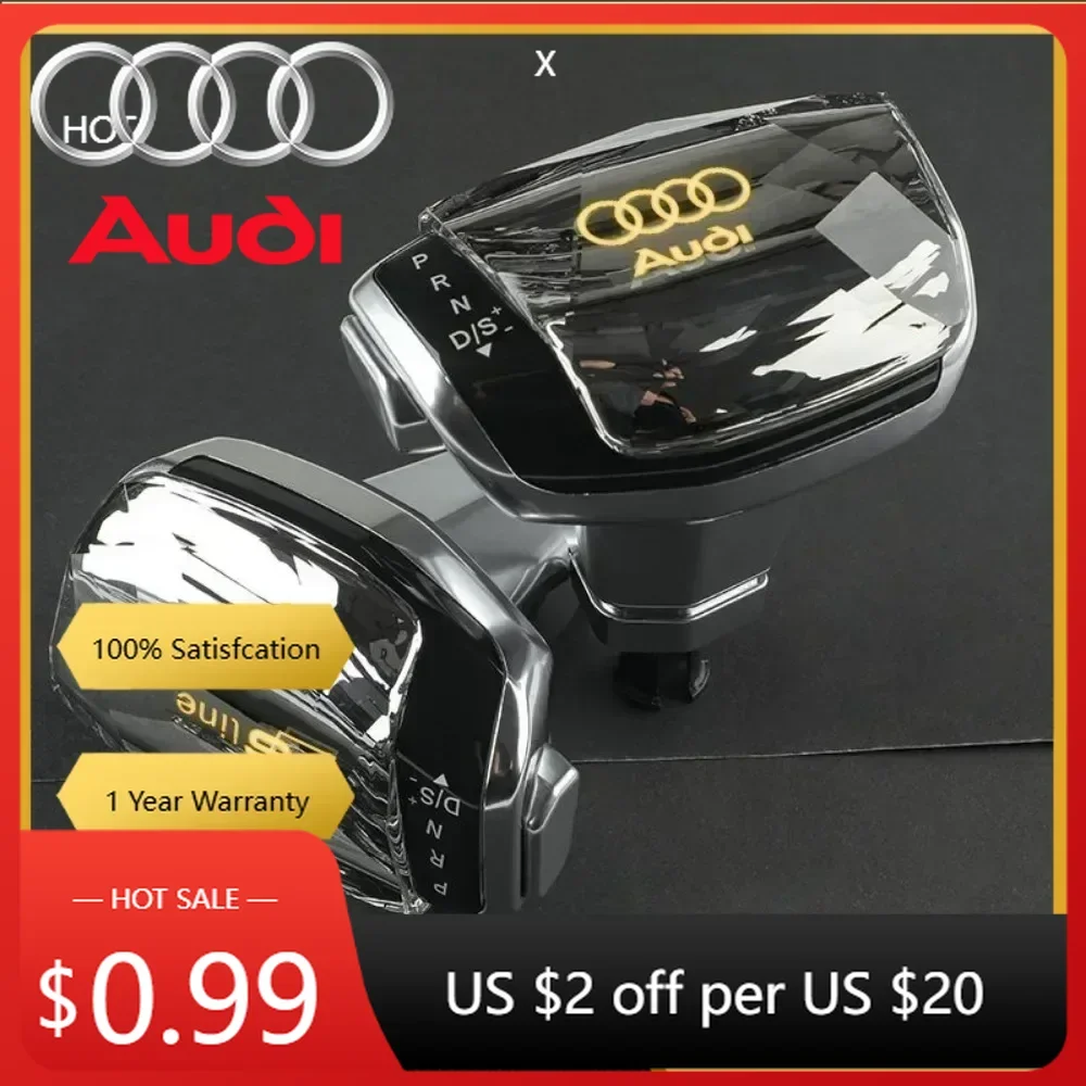 

Хит продаж: хрустальная ручка переключения передач для Audi A4, A5, A6, A7, Q5, Q7 (аксессуары для коробки передач)