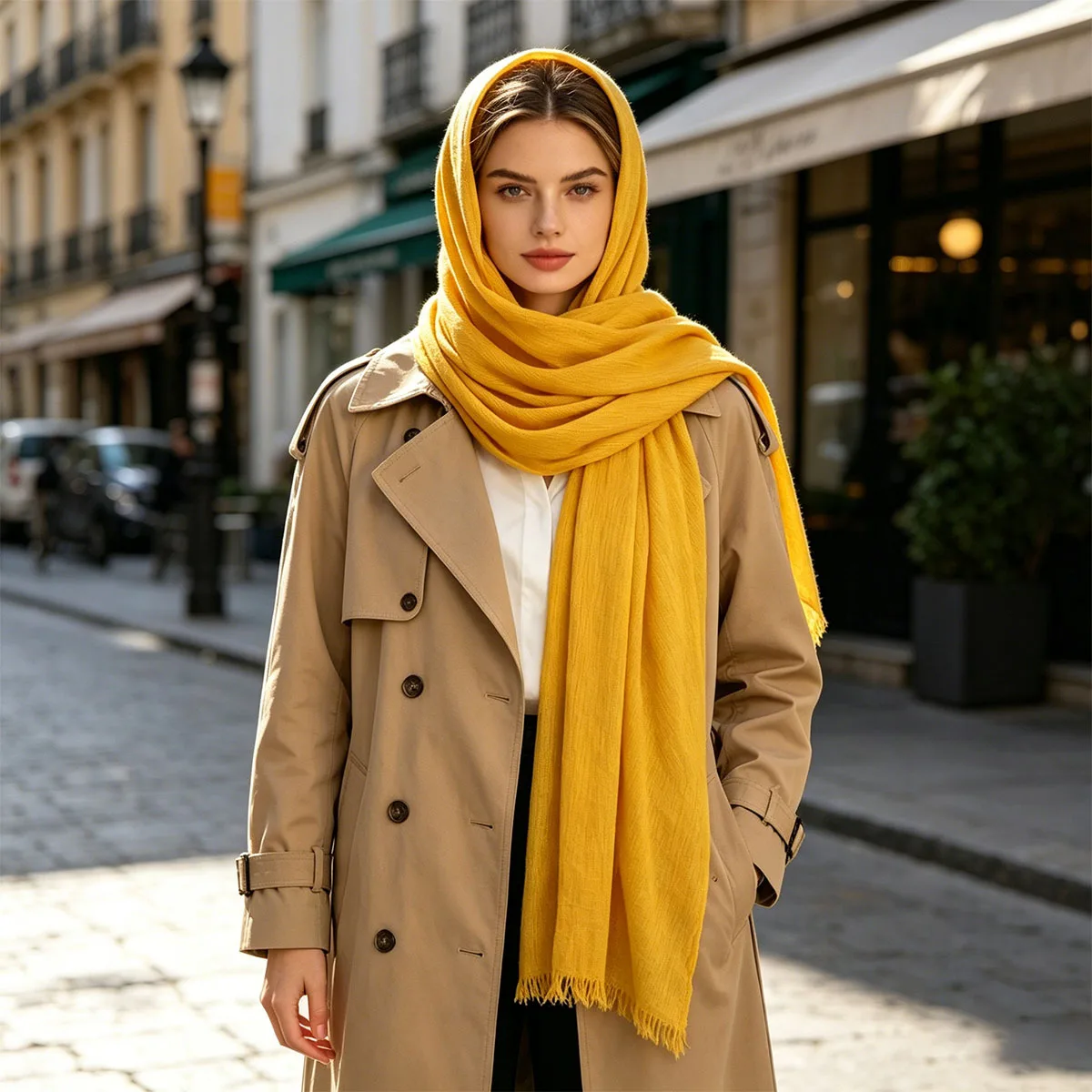 Arrivalpure Color Thin Headscarf Women's Easiest for Matchfashionable Multifunctional Scarf Air Conditioning Shawl Winter Scarf