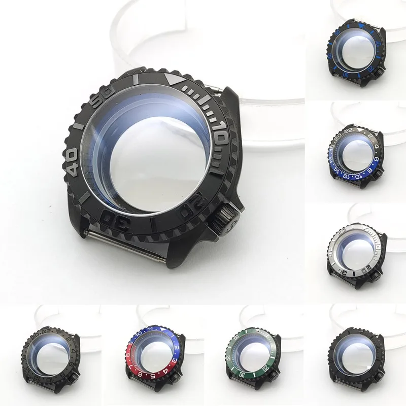 NH35 36 70 ムーブメント用の 41MM ステンレススチール防水ケース、サファイアガラスケース