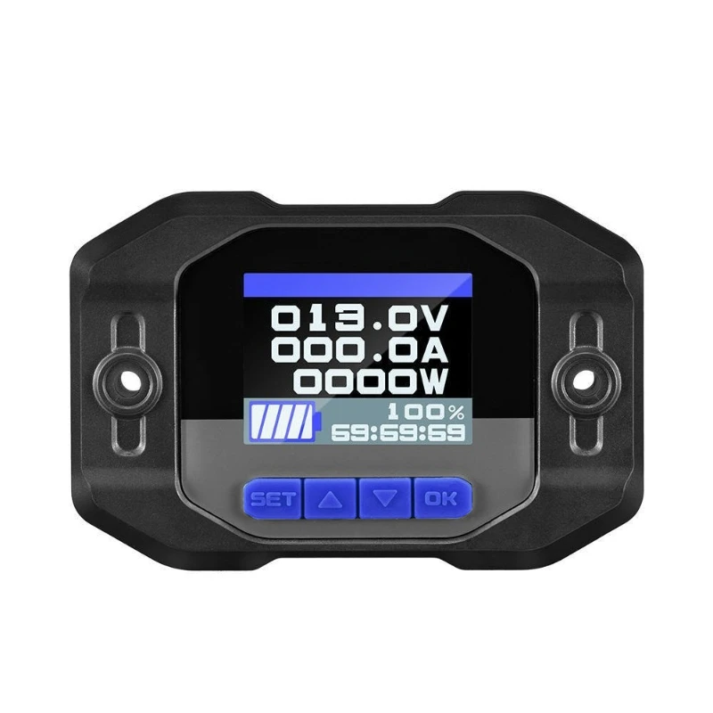 12V 200A Automotive Battery Meter Voltage Current Power Real-time Display Monitor
