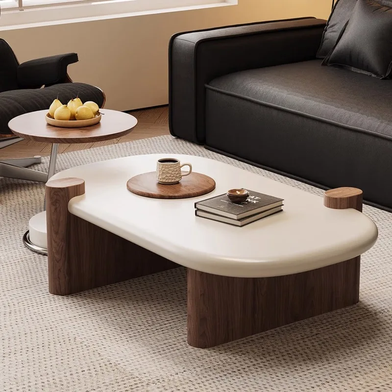 

Средневековый кофейный столик из массива дерева, для элитной гостиной, современный дом