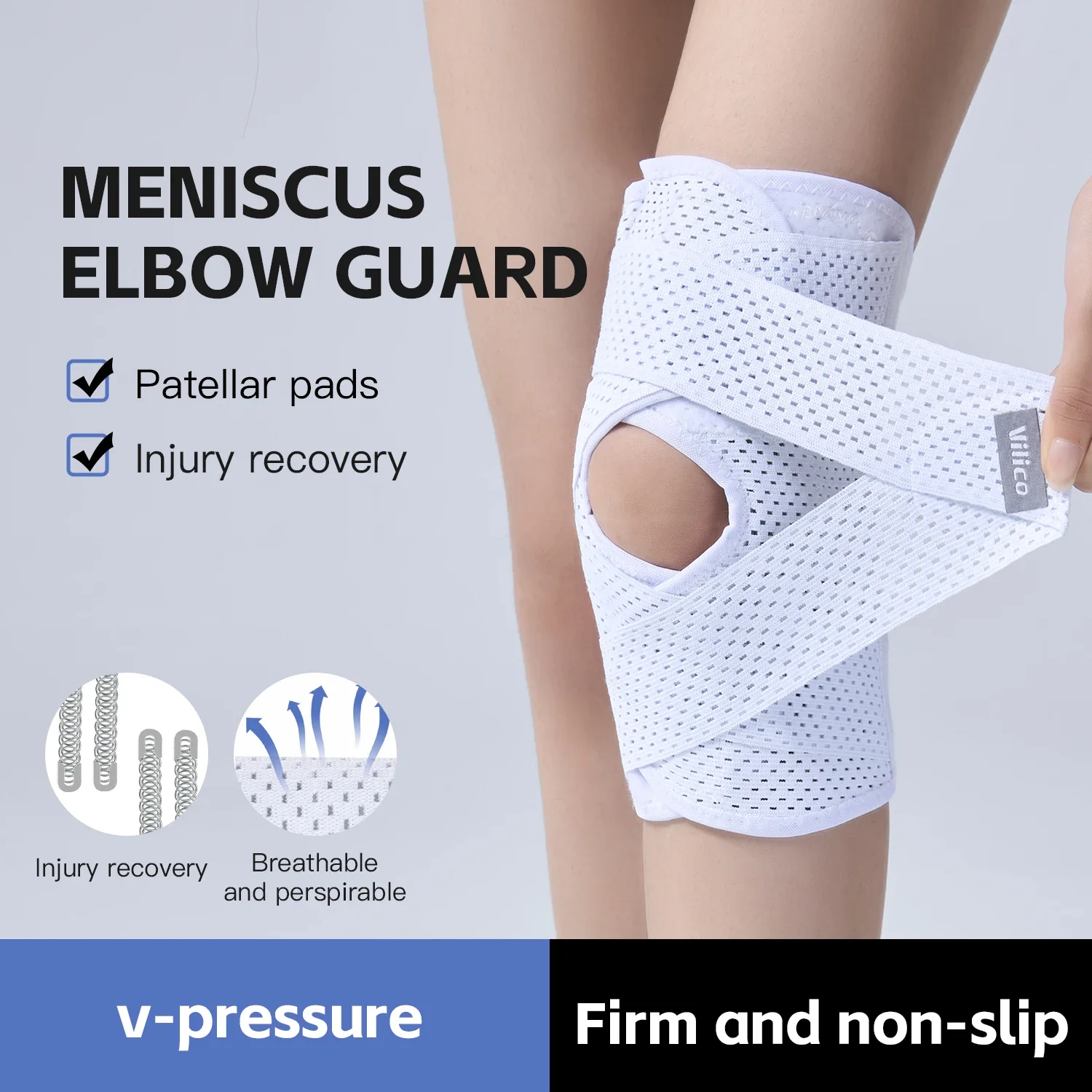 Outdoor Sports Knee Pads Summer Thin Men's and Women's Basketball, Running, Hiking and Other Daily Sports Knee Covers