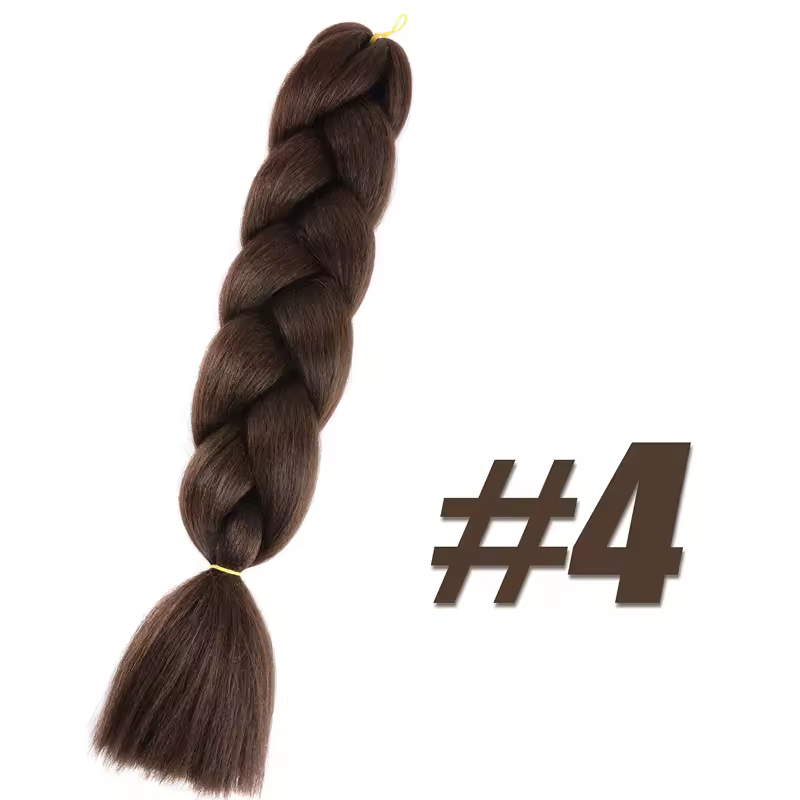 Synthetic Kanekalon Crochet Hair Braiding Hair Pre Stretched Curly Jumbo Braids Extensions Hair Accessories For Girls Braids - Image 28