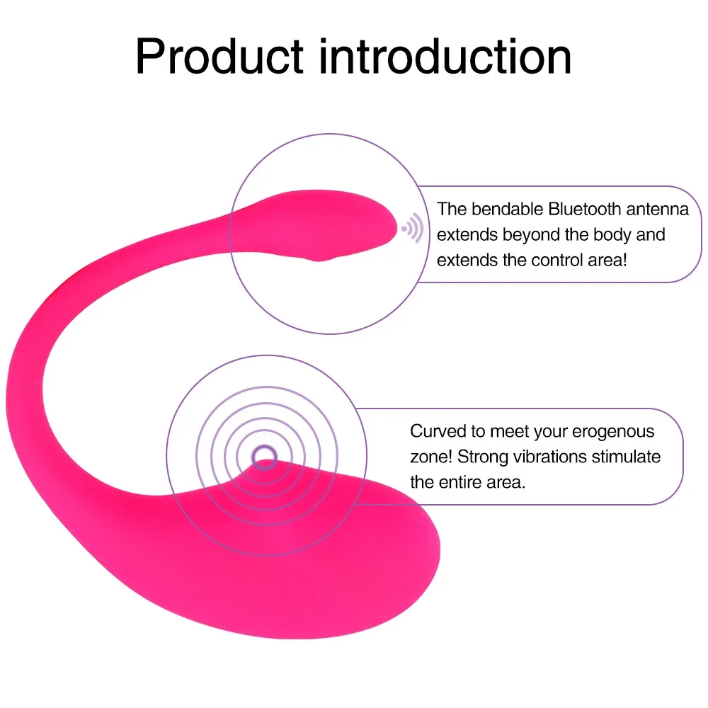 Wireless Bluetooth G Spot Vibrating Vagina Balls USB Charging APP Remote Wearable Vagina Ball Waterproof Female Sex Toys