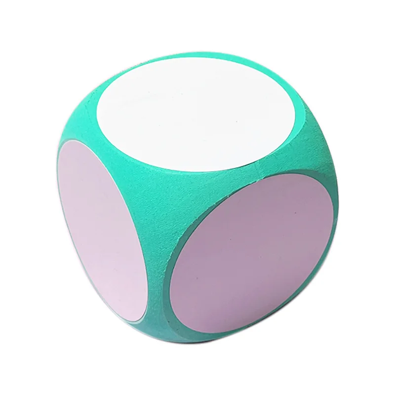 Multipurpose Dry Erase Dice, White Boards, Cube, Language Block, Escrever sobre Wipe Off, Dry Erase, 4x4Inch