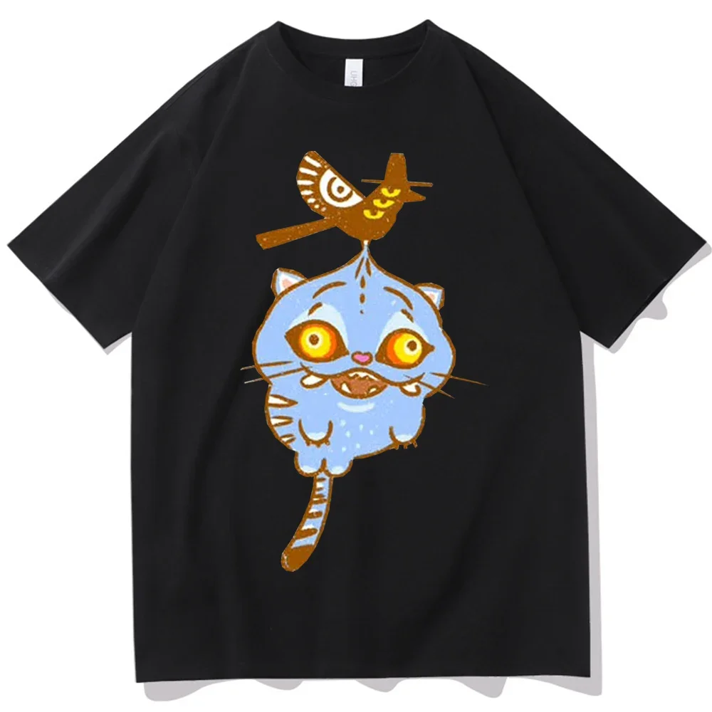 

Men's summer Devil Hunter tiger print T-shirt K-Pop style Harajuku round-neck casual short-sleeved top
