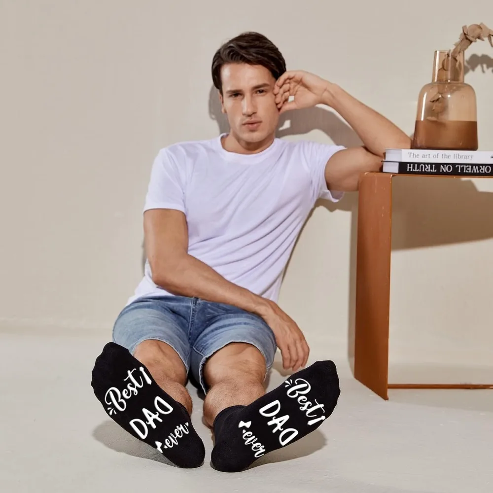 

Birthday Gifts for Men Dad Father Husband Grandpa Mens Socks Gifts For Him, Funny Socks Ideas for Fathers Day