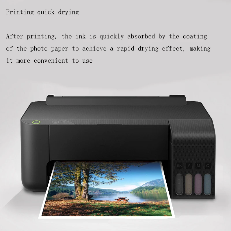 Photo Paper High-gloss Photo Paper A4 Photo Printing Paper Inkjet Color Printing Photo Paper 1 Package of 50 Sheets