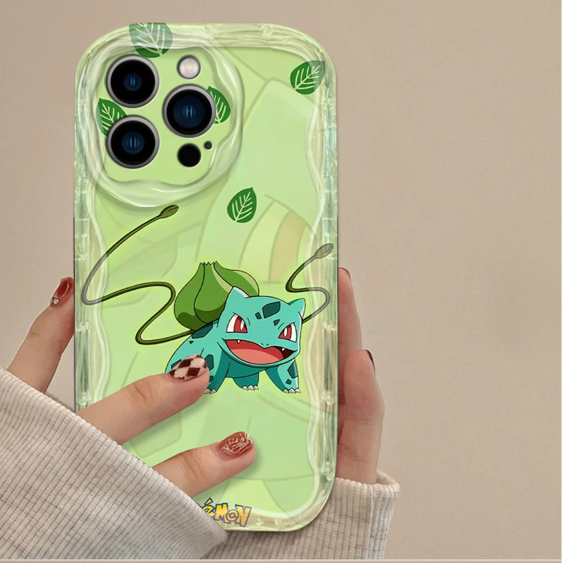 Cartoon P-Pokemon Case For iPhone 16 15 14 13 12 11 Pro Max X XR XS 8 7 Plus SE 2020 Soft Shockproof Silicone Protective Cover