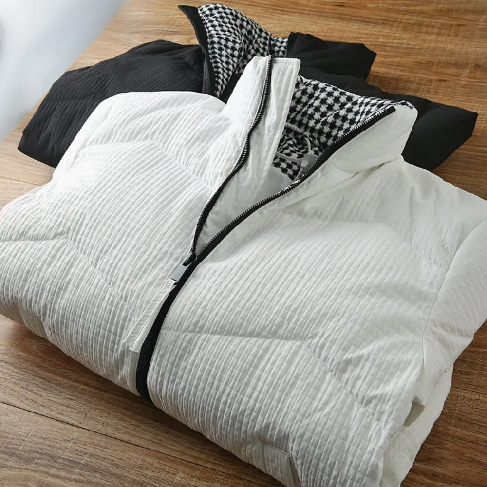 

Down jacket men's winter warm outerwear casual loose thickened windproof work jacket