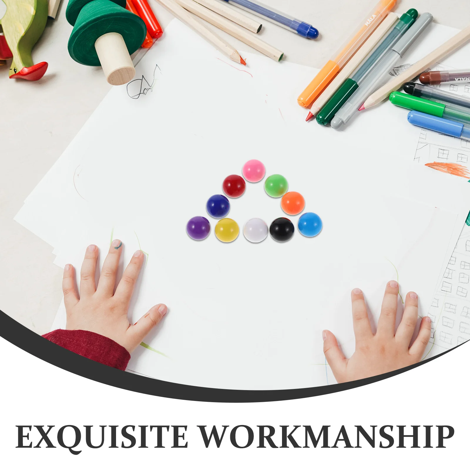 Herramientas de enseñanza de matemáticas, bolas pequeñas, colores vibrantes, diseño sólido duradero, juegos interactivos de aprendizaje y conteo, 200 Uds.