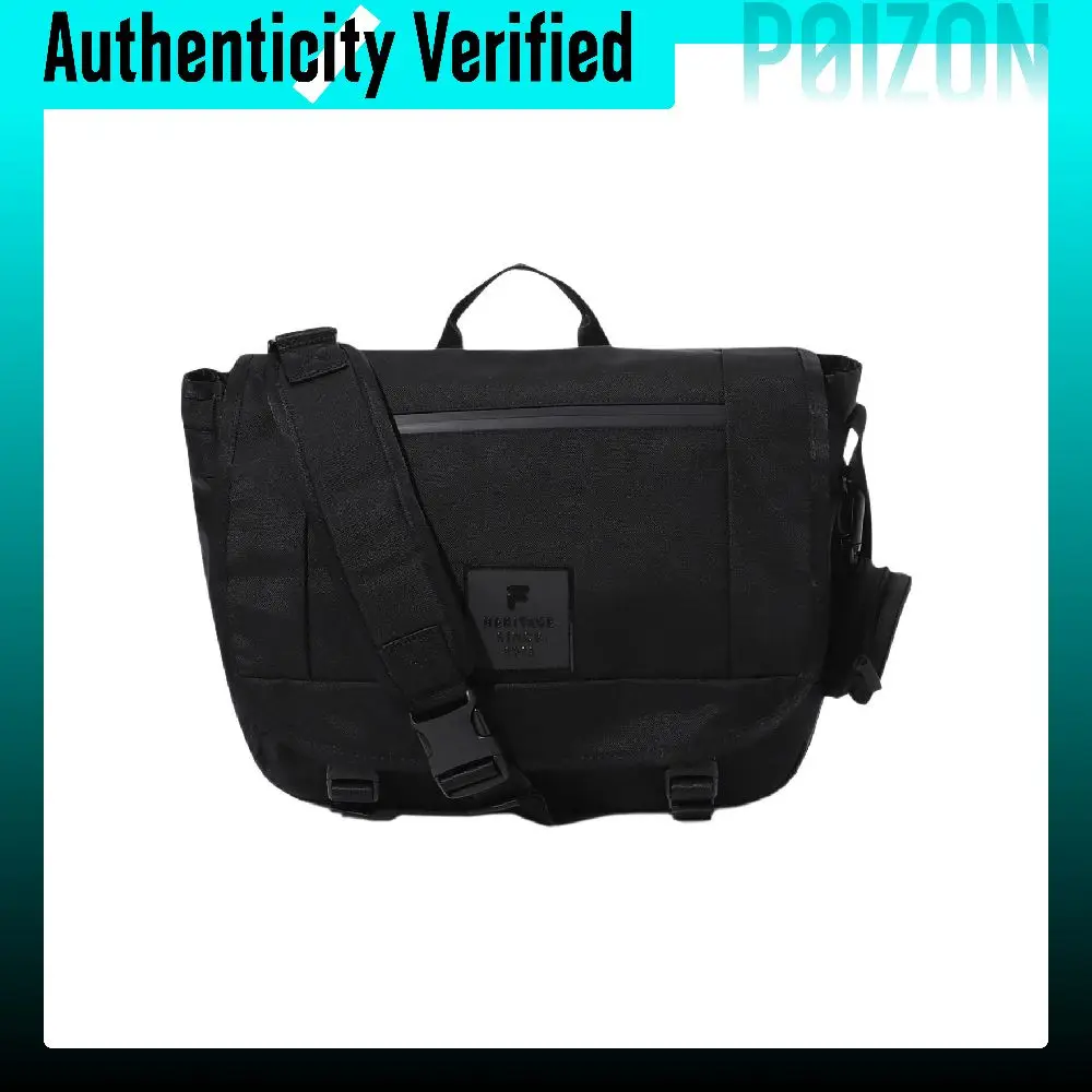 FILA Nylon Shoulder Bag, Crossbody Bag, Handbag Unisex Black FS3BCF6329X-BLK