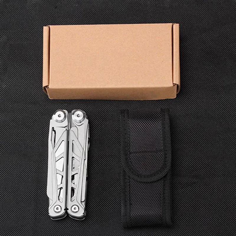 Pinza Multitool tagliafili multifunzione Multi Tools campeggio esterno 440C pinza per coltelli pieghevole in acciaio inossidabile