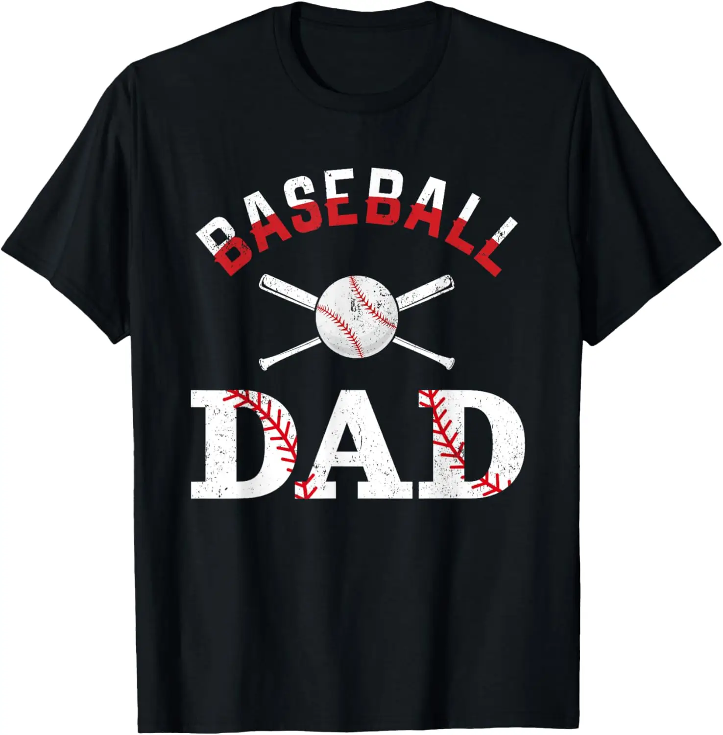 Baseball Dad Happy Fathers Day Shirts for Men Boys Kid T-Shirt