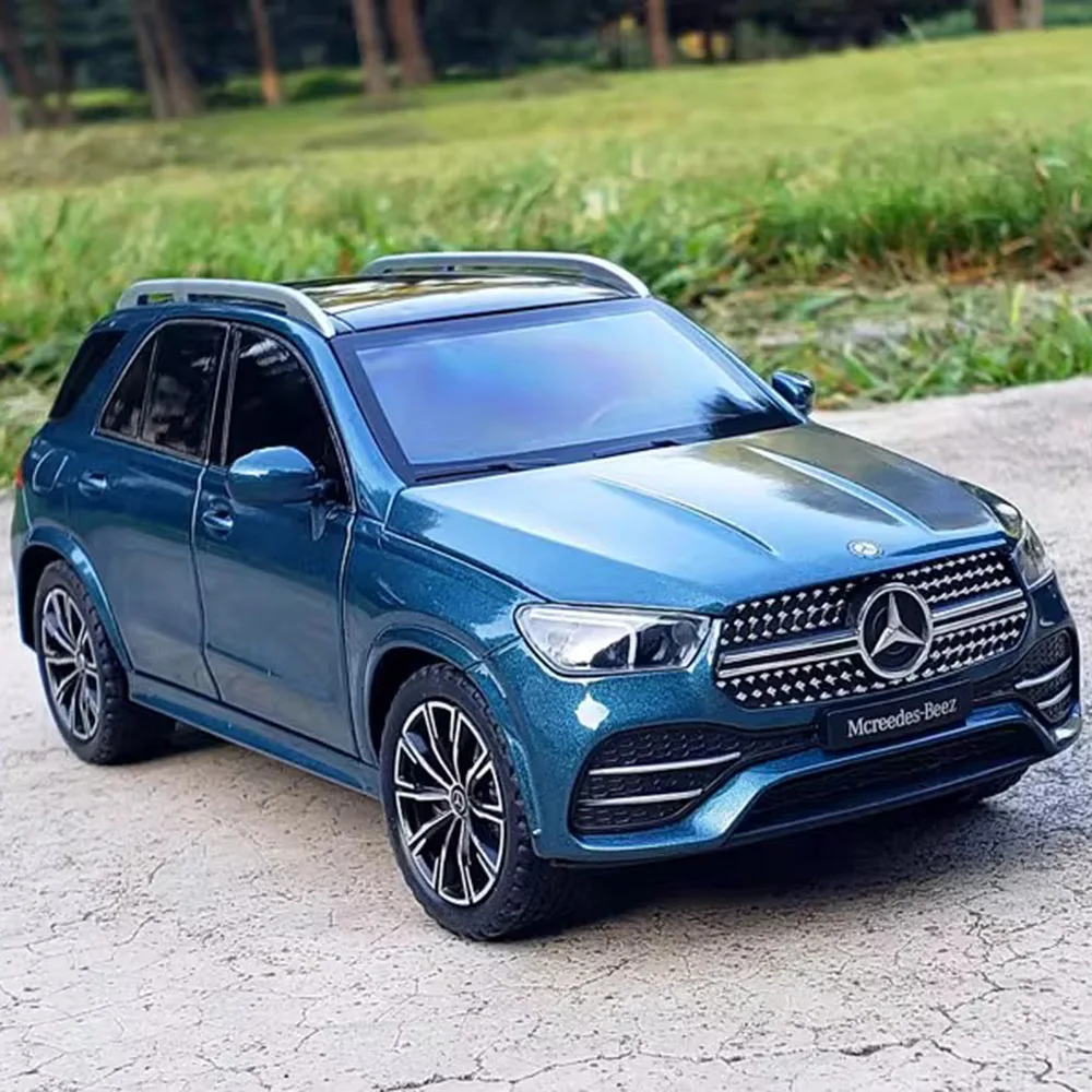 

Масштаб 1:24 GLE350 G800, литые под давлением игрушечные автомобили из сплава, модели со звуком, световой имитацией внедорожников, транспортные средства для детей, коллекция игрушек