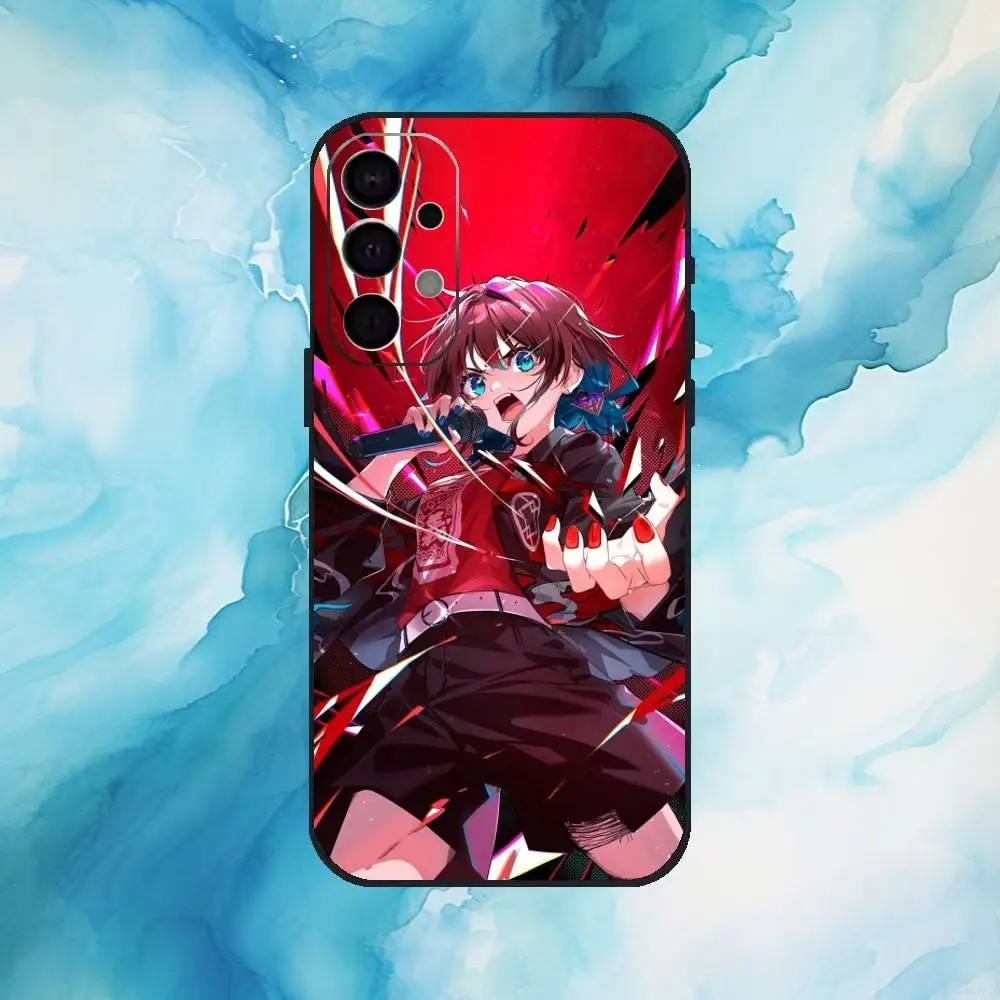 حافظة هاتف E-Emilia mp3 Mernes لهاتف سامسونج جالاكسي A73، A72، A71، A70، A53، A52، A51، غطاء أسود ناعم آخر #6