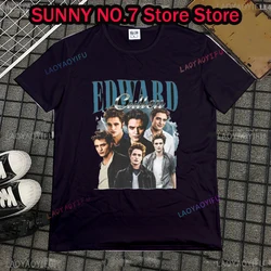 Retro Retro Edward Cullen Retro 90 Homage Twilight T-shirt Men's Short sleeved Robert Pattinson T-shirt