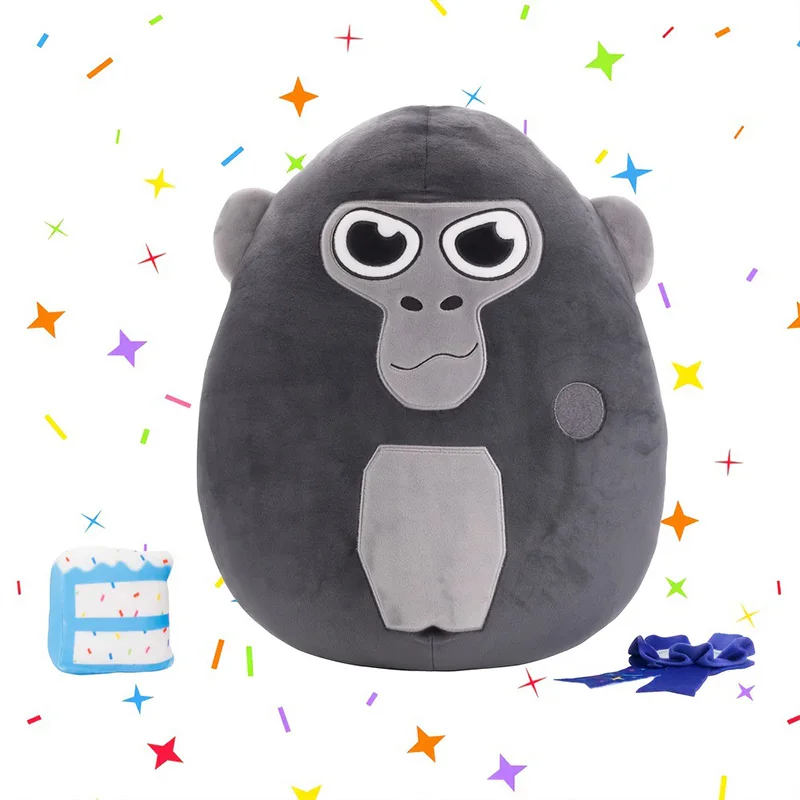 2025 علامة الغوريلا دوغ علة أفخم الراهب بلوشي لطيف Doughboi وسادة محشوة لينة غرفة الديكور دمية Kawaii لعبة أطفال هدية #5