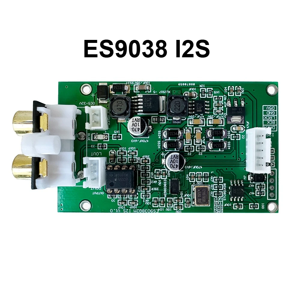 ES9038 I2S Decoder Board DSD512 Upgrade Decoder DAC Bluetooth Device Player 32Bit DSD512