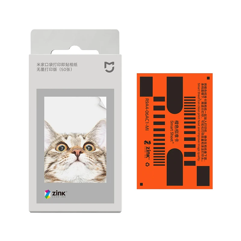 Original MIJIA ZINK Pocket Printer Paper Self-adhesive Photo Print