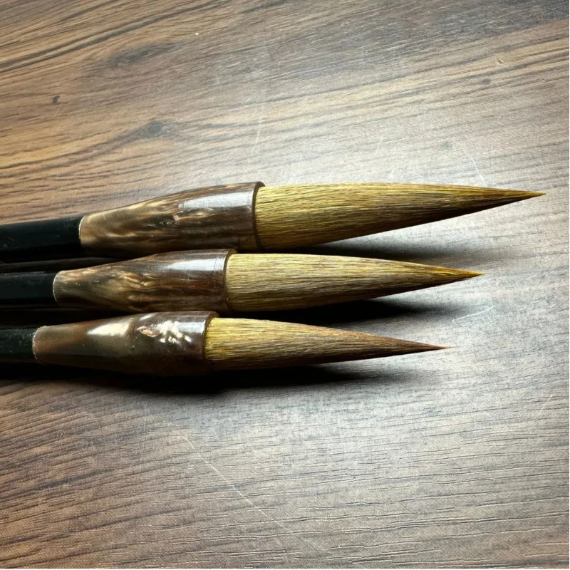 Weasel Hair Brushes Set Wolf Hair Chinese Calligraphy Brush Pen Regular Script Writing Brush Chinese Painting Brush Tinta China